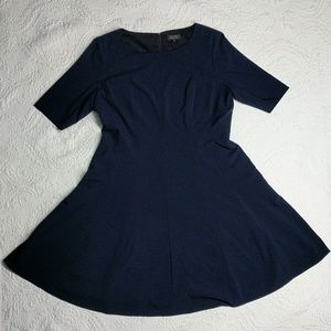 Tahari mid sleeve a-line business dress
